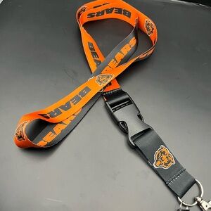 Orange and Black Chicago Bears Lanyard